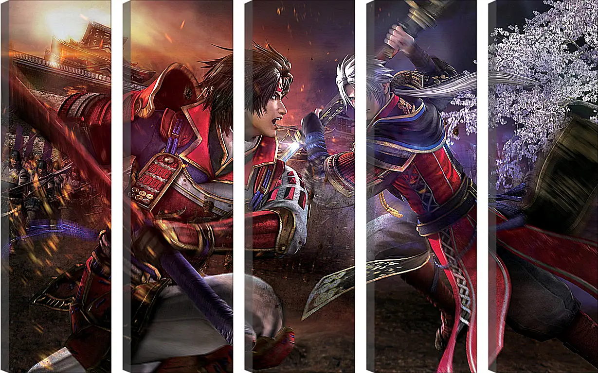 Модульная картина - Samurai Warriors 4
