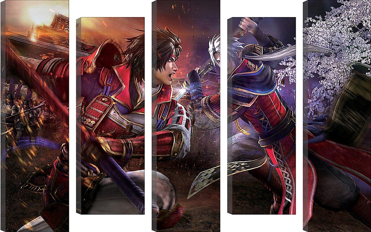 Модульная картина - Samurai Warriors 4
