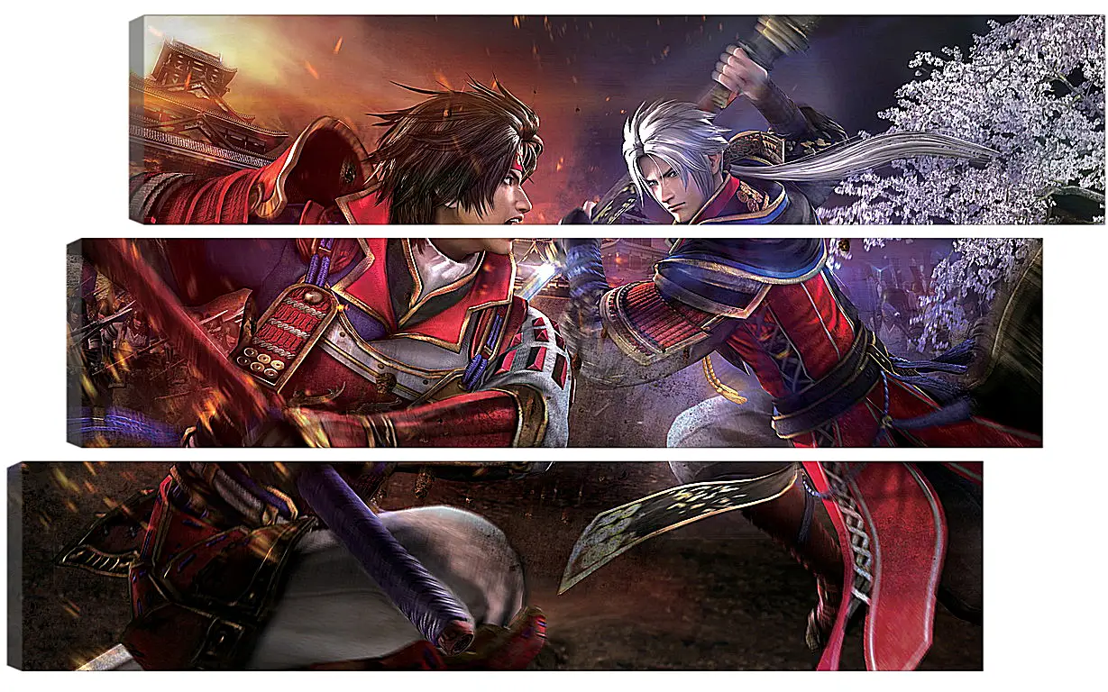 Модульная картина - Samurai Warriors 4
