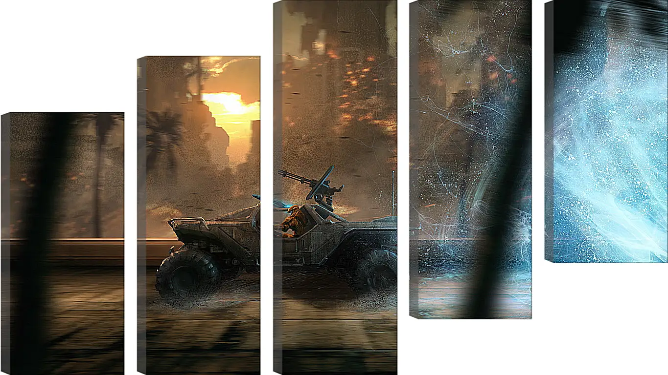 Модульная картина - Halo: Spartan Strike