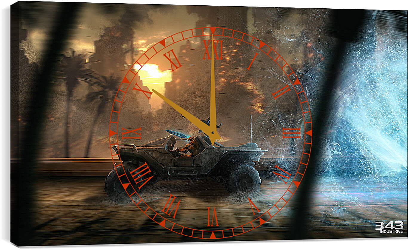 Часы картина - Halo: Spartan Strike