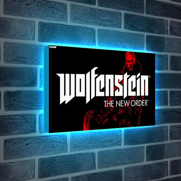 Лайтбокс световая панель - Wolfenstein: The New Order
