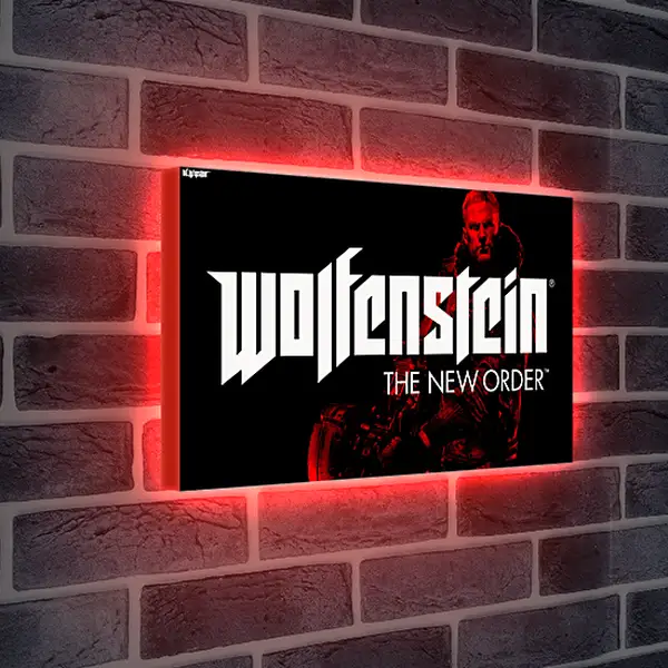 Лайтбокс световая панель - Wolfenstein: The New Order
