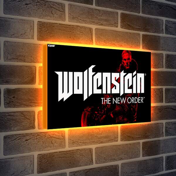 Лайтбокс световая панель - Wolfenstein: The New Order
