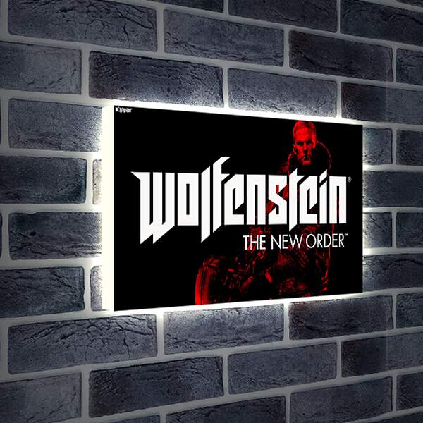 Лайтбокс световая панель - Wolfenstein: The New Order
