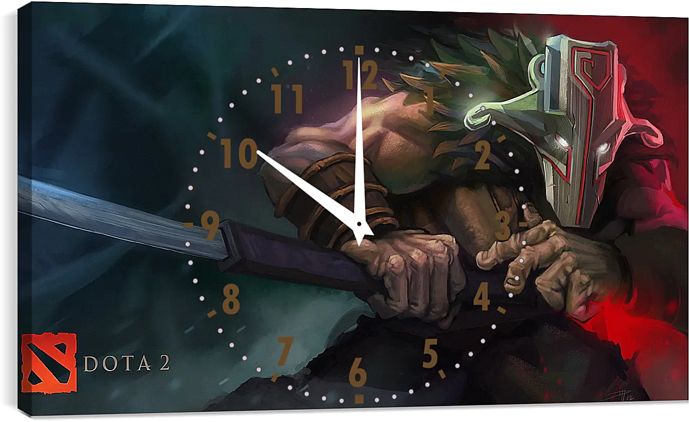 Часы картина - DotA 2
