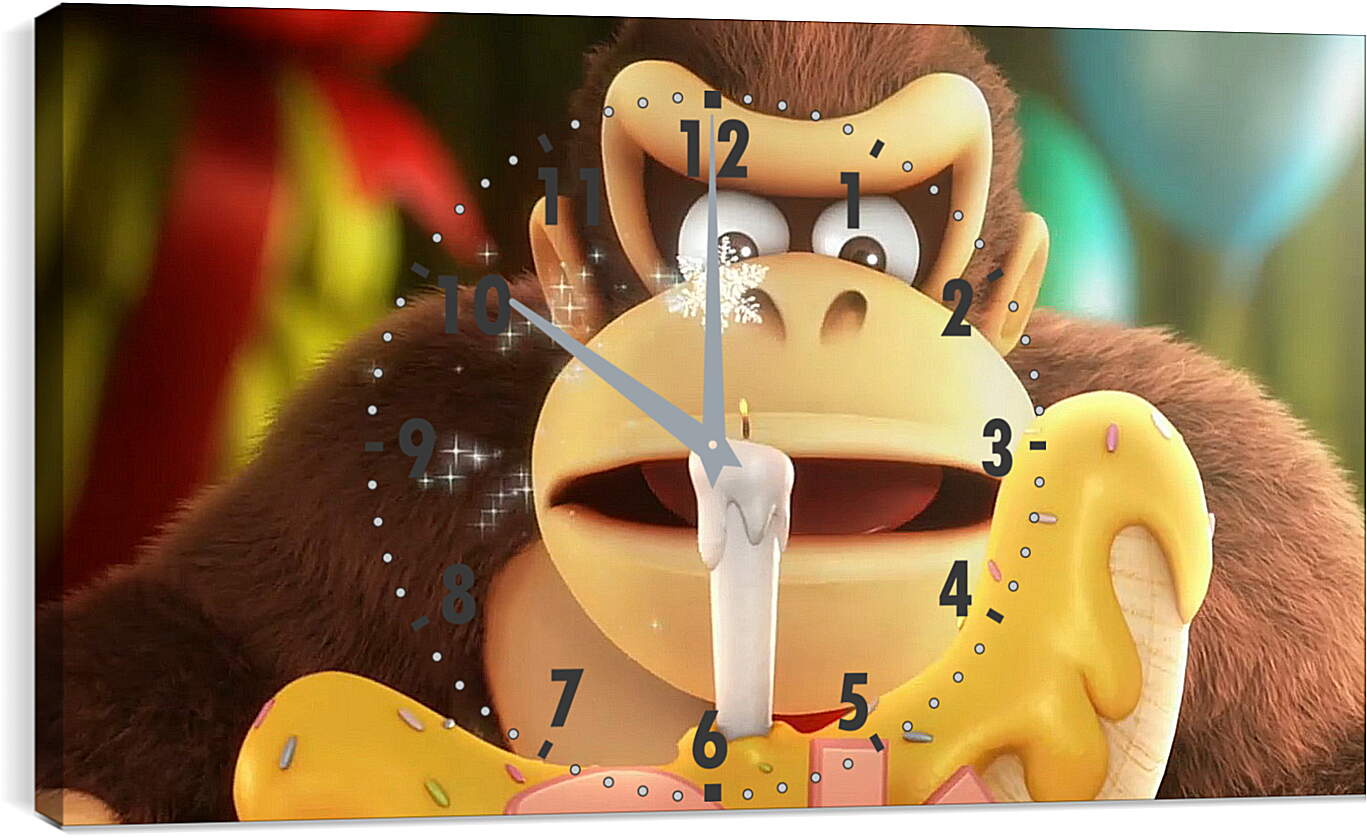 Часы картина - Donkey Kong Country: Tropical Freeze
