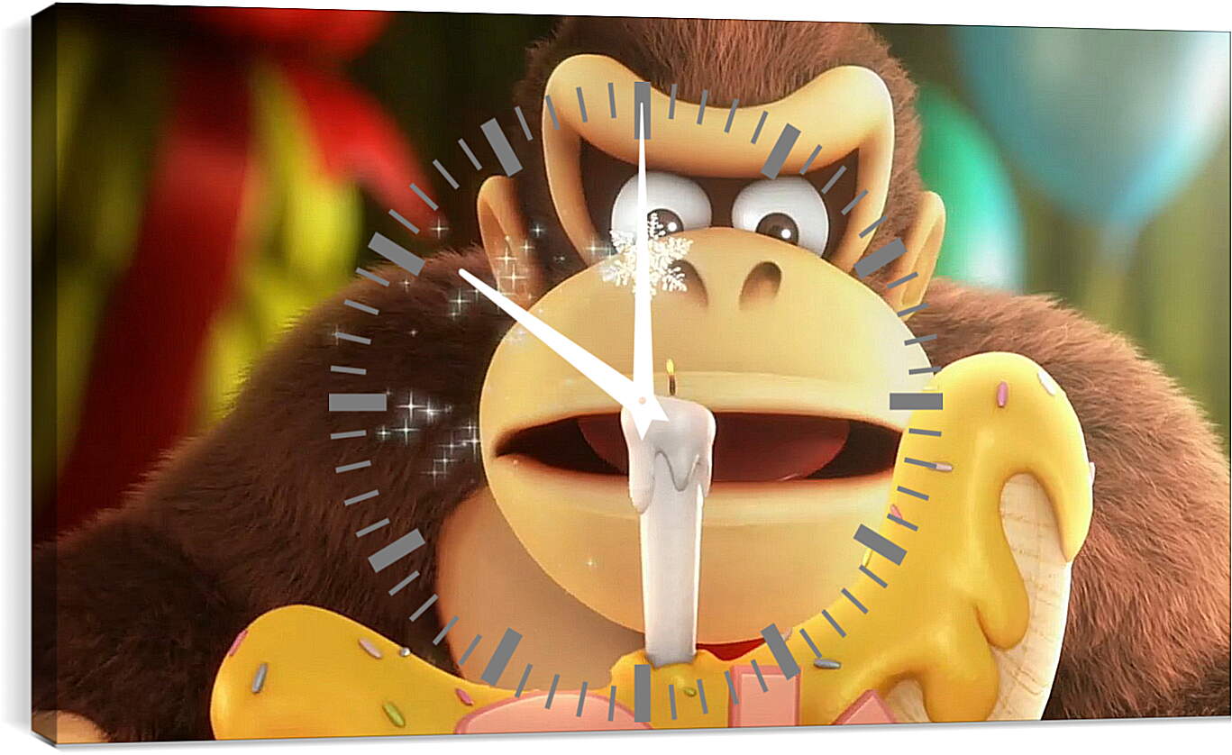 Часы картина - Donkey Kong Country: Tropical Freeze
