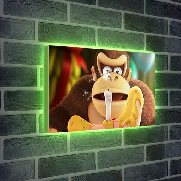 Лайтбокс световая панель - Donkey Kong Country: Tropical Freeze
