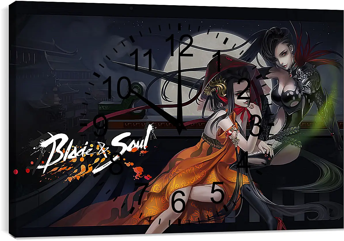 Часы картина - Blade & Soul
