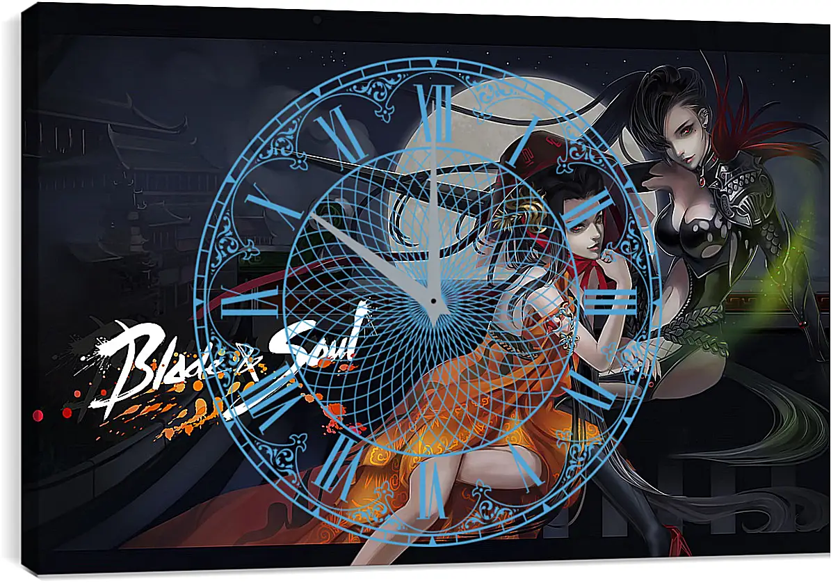 Часы картина - Blade & Soul
