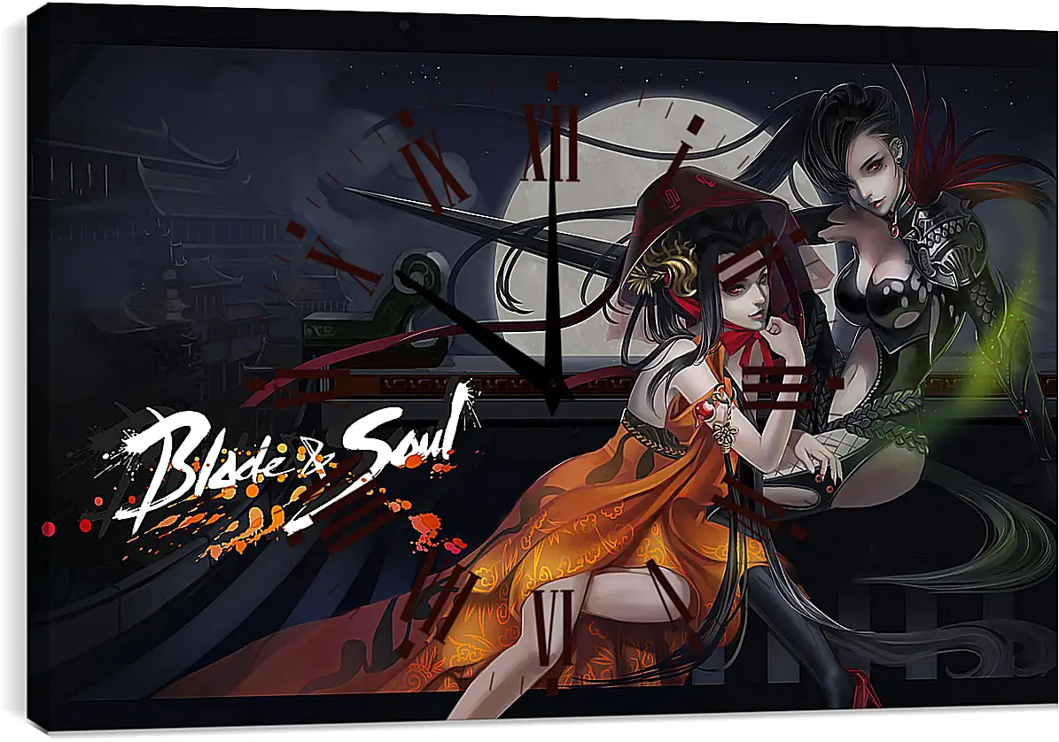 Часы картина - Blade & Soul
