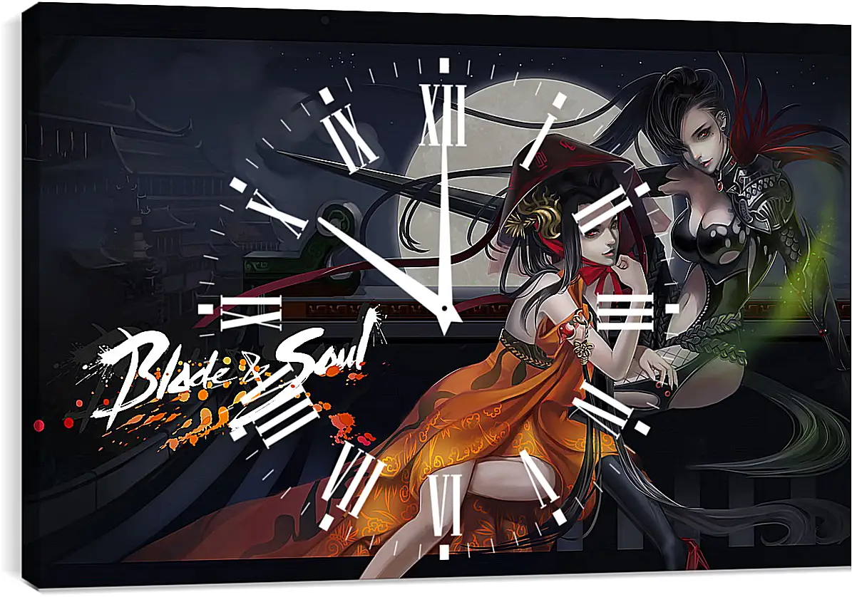 Часы картина - Blade & Soul
