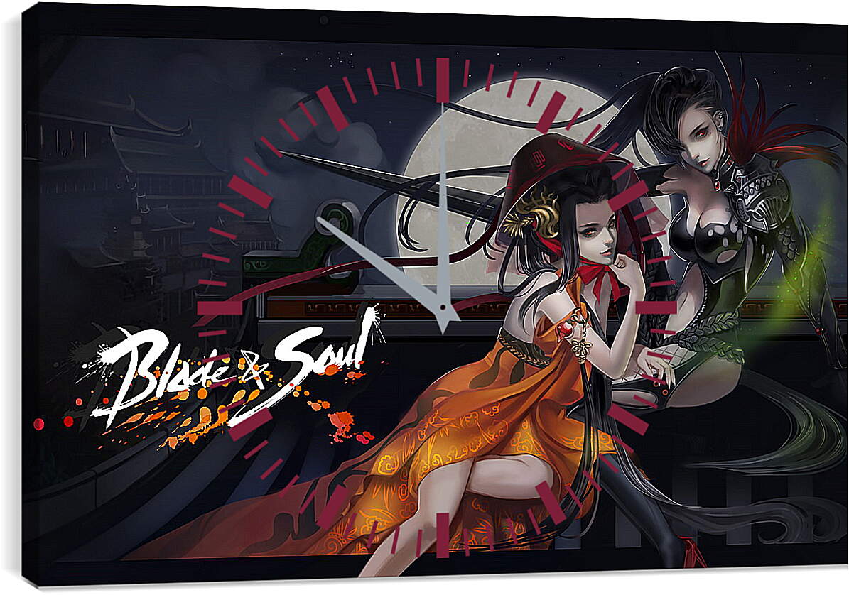 Часы картина - Blade & Soul
