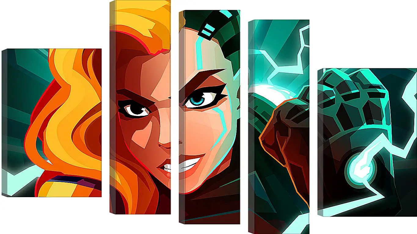 Модульная картина - Velocity 2X
