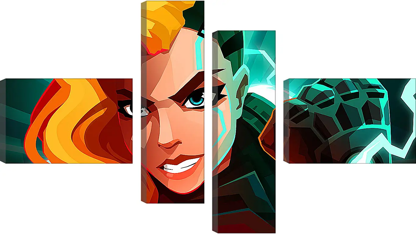 Модульная картина - Velocity 2X
