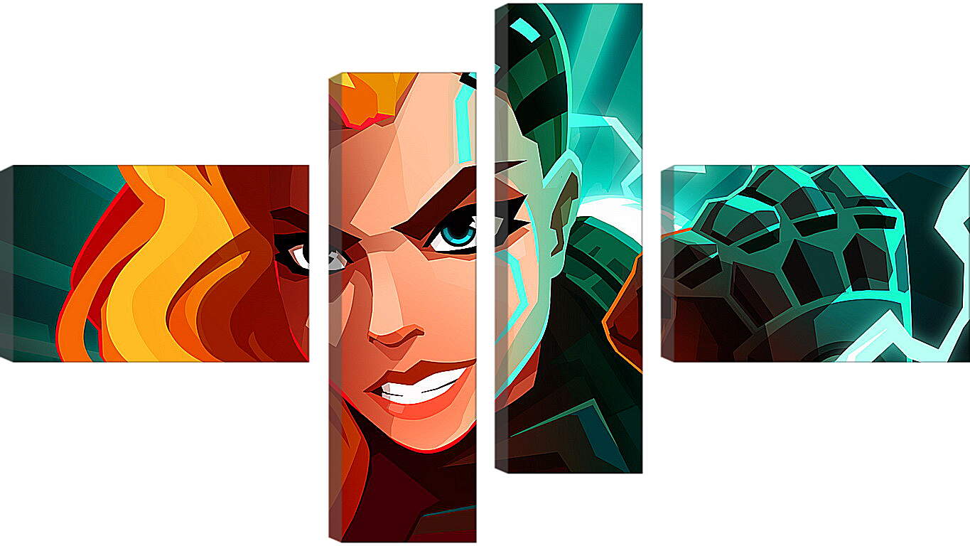 Модульная картина - Velocity 2X
