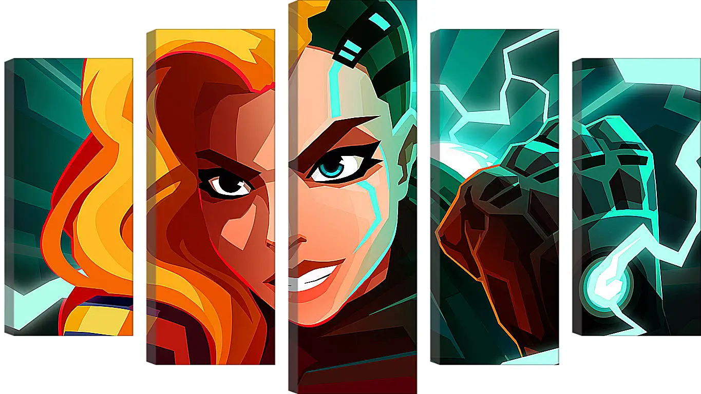 Модульная картина - Velocity 2X
