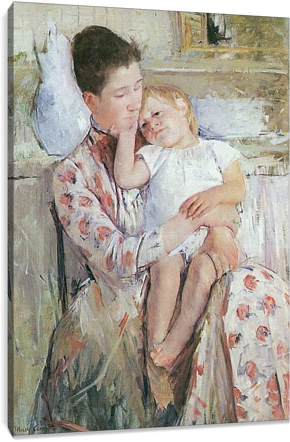 Постер и плакат - Emmie and Her Child. Кэссетт (Кассатт) Мэри Стивенсон