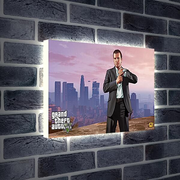 Лайтбокс световая панель - Grand Theft Auto V
