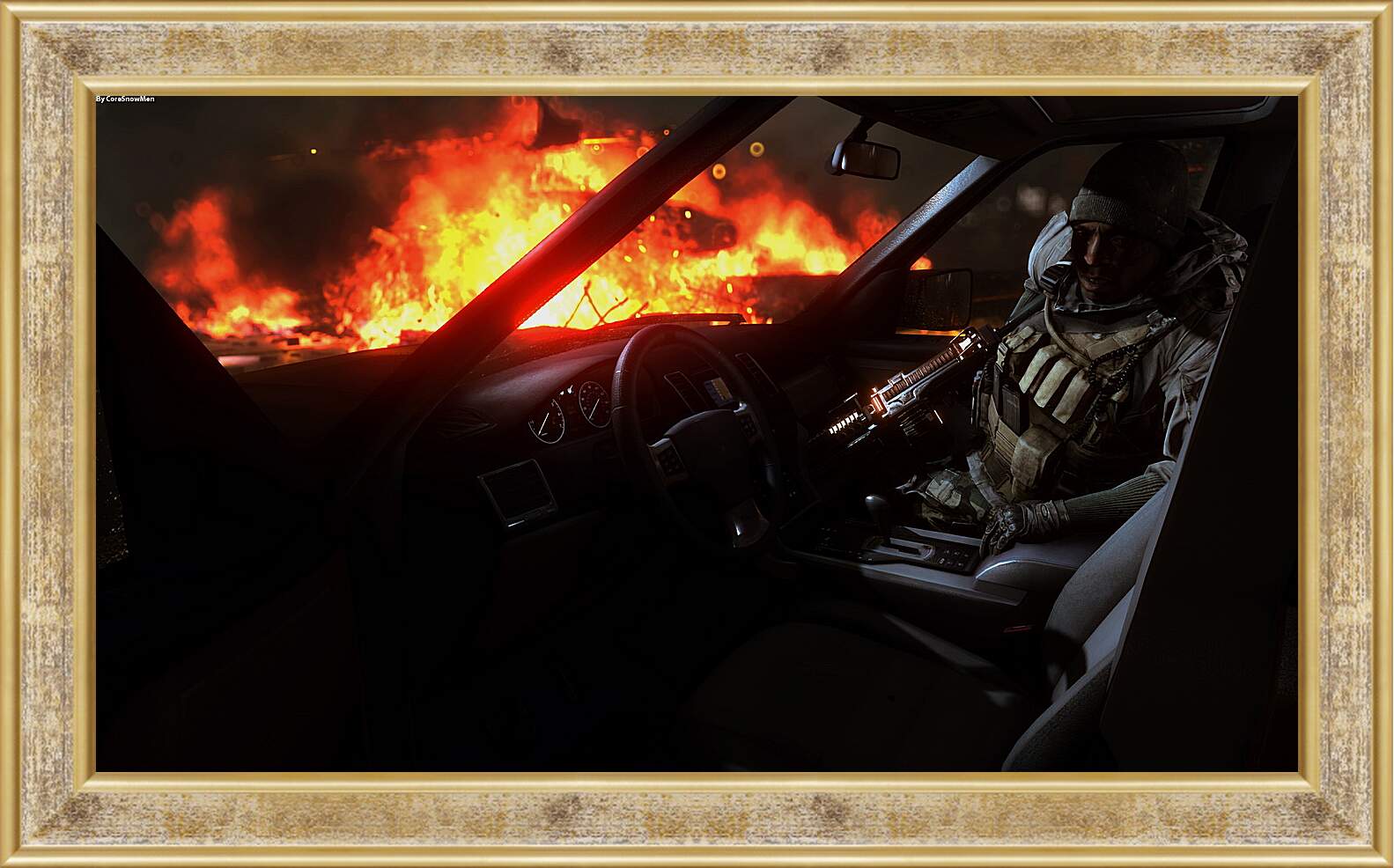 Картина в раме - Battlefield 4
