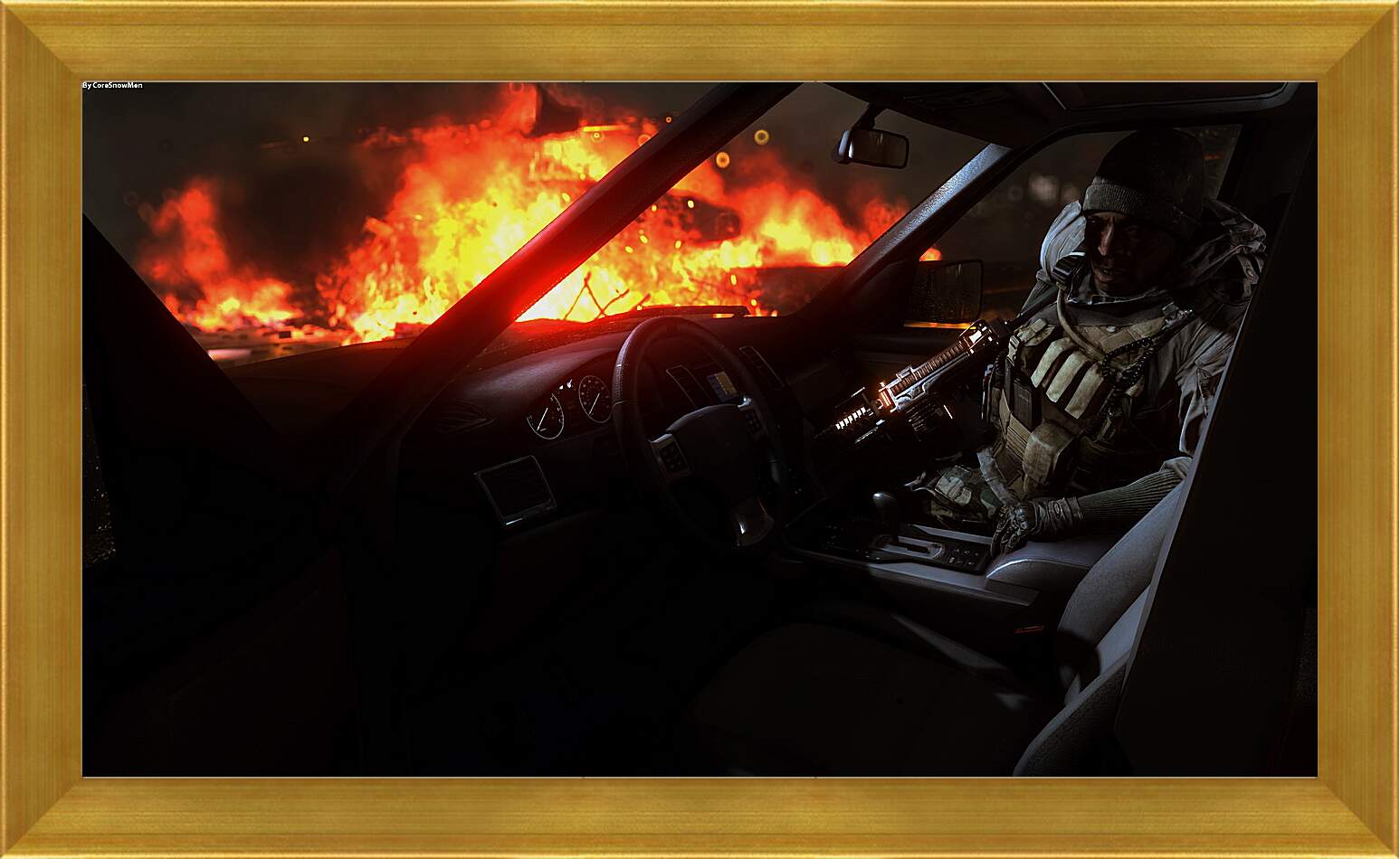 Картина в раме - Battlefield 4
