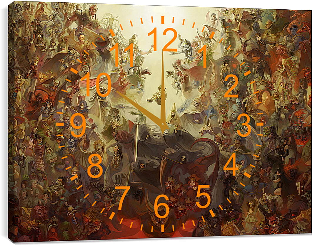Часы картина - Shin Megami Tensei
