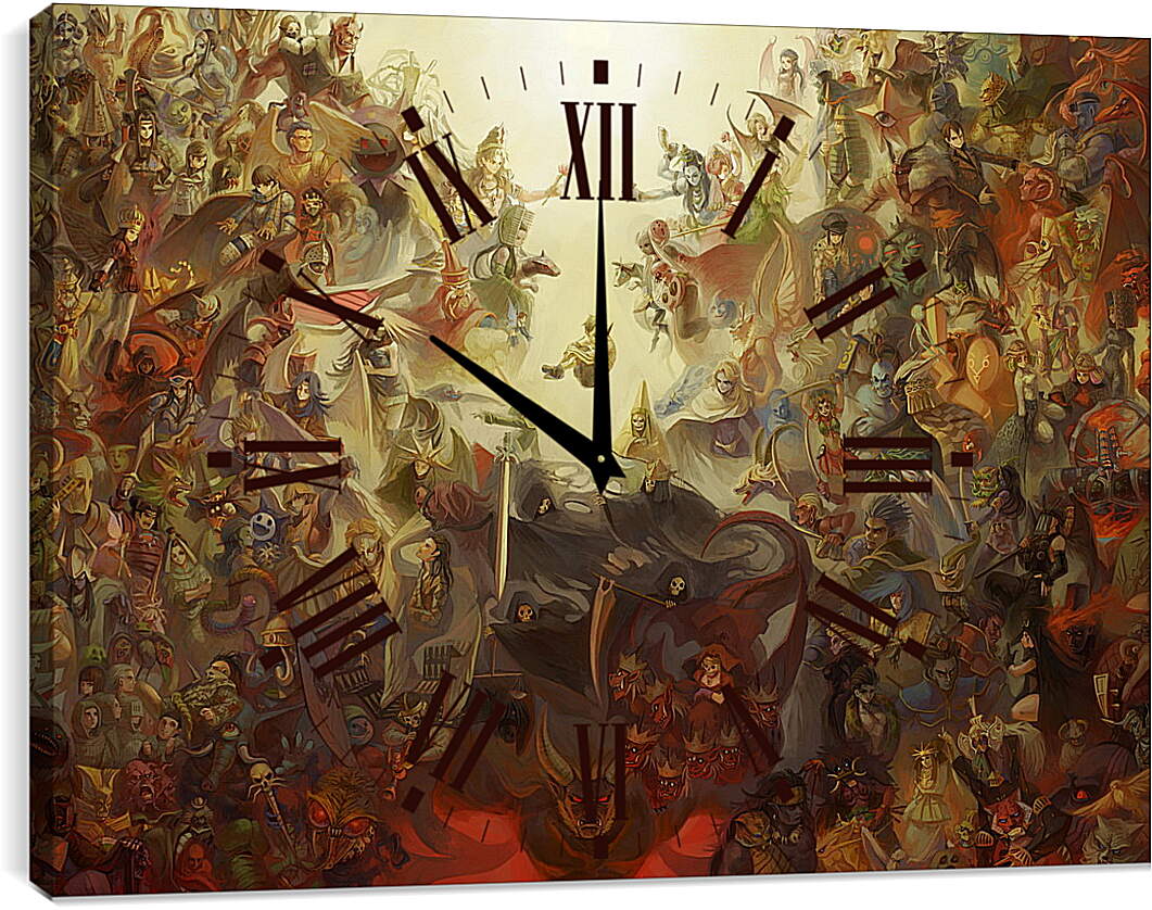 Часы картина - Shin Megami Tensei
