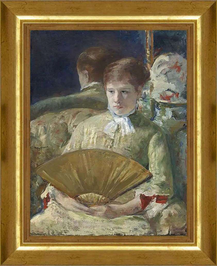 Картина в раме - Miss Mary Ellison. Кэссетт (Кассатт) Мэри Стивенсон