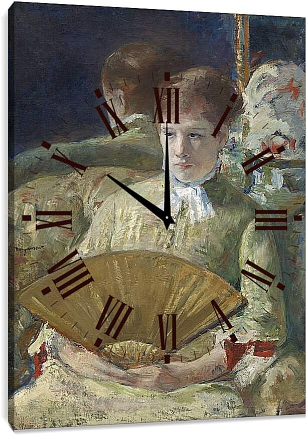 Часы картина - Miss Mary Ellison. Кэссетт (Кассатт) Мэри Стивенсон