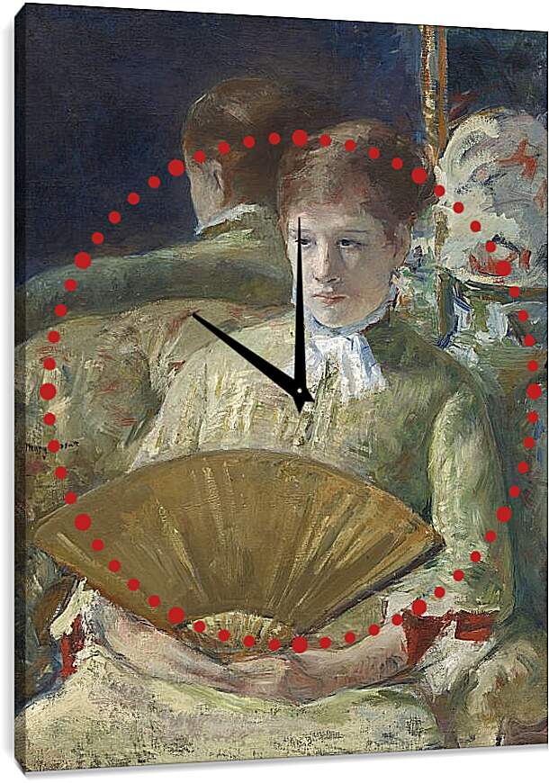 Часы картина - Miss Mary Ellison. Кэссетт (Кассатт) Мэри Стивенсон