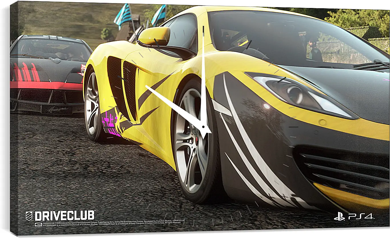 Часы картина - Driveclub
