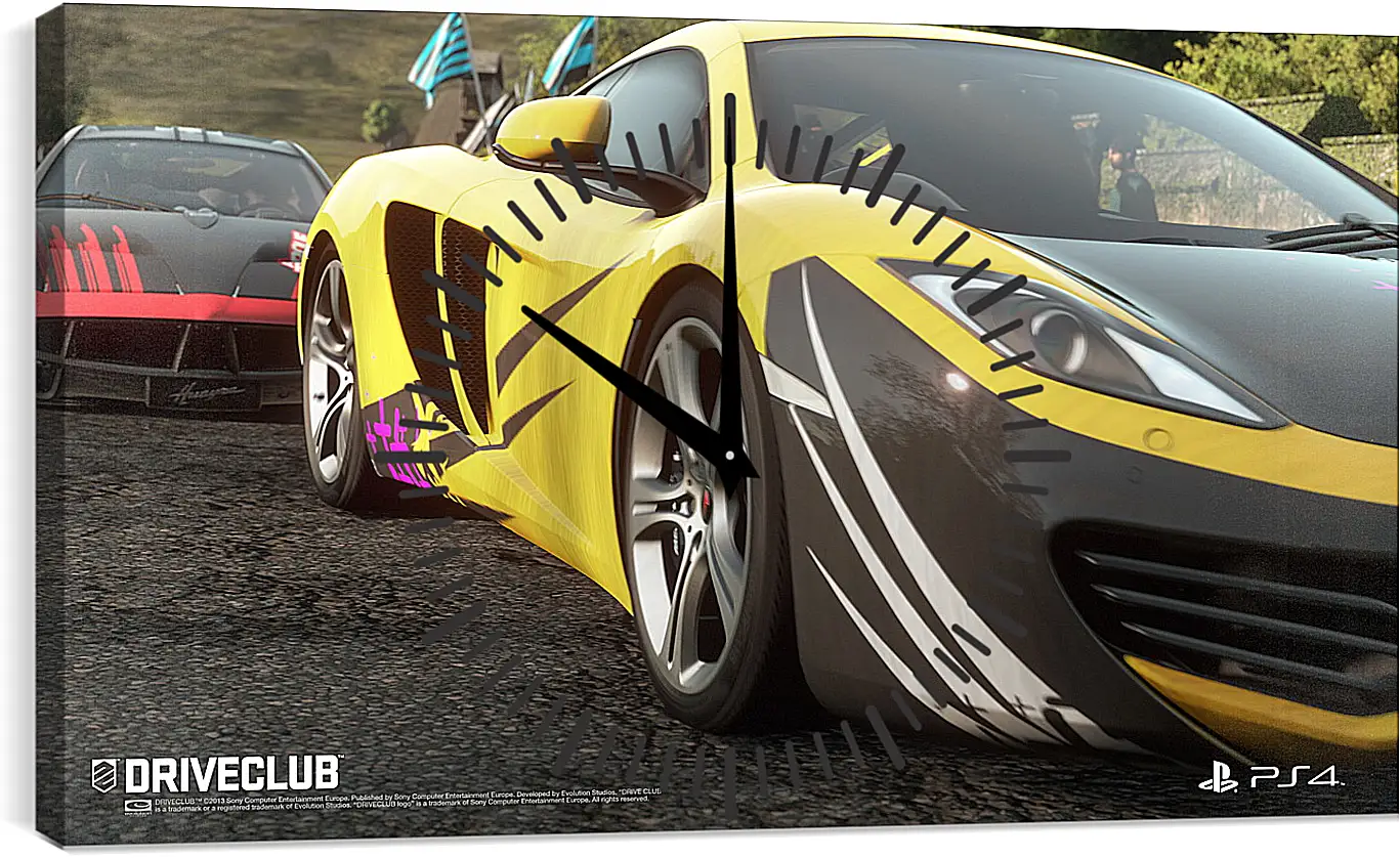 Часы картина - Driveclub
