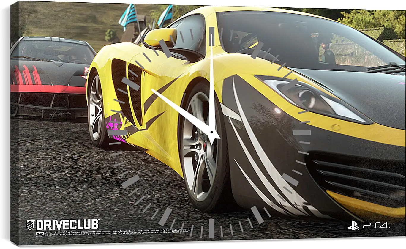 Часы картина - Driveclub
