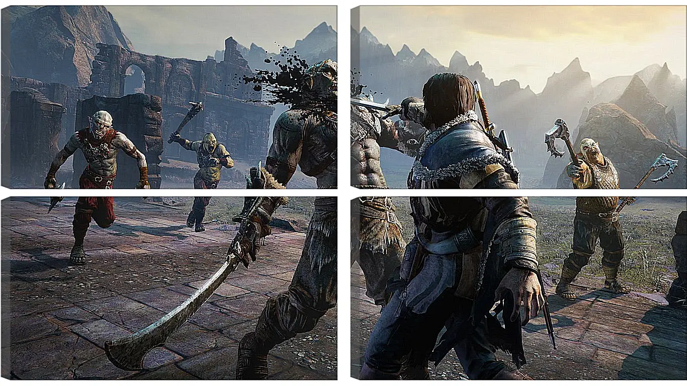 Модульная картина - Middle-earth: Shadow Of Mordor
