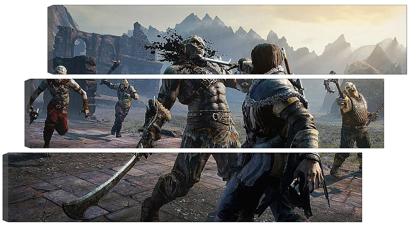 Модульная картина - Middle-earth: Shadow Of Mordor
