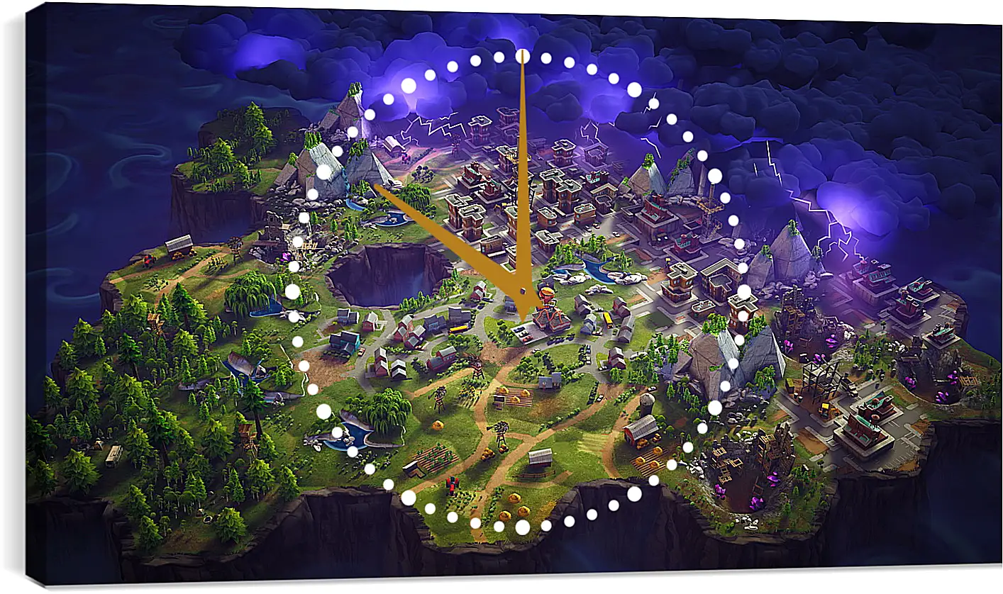 Часы картина - Fortnite
