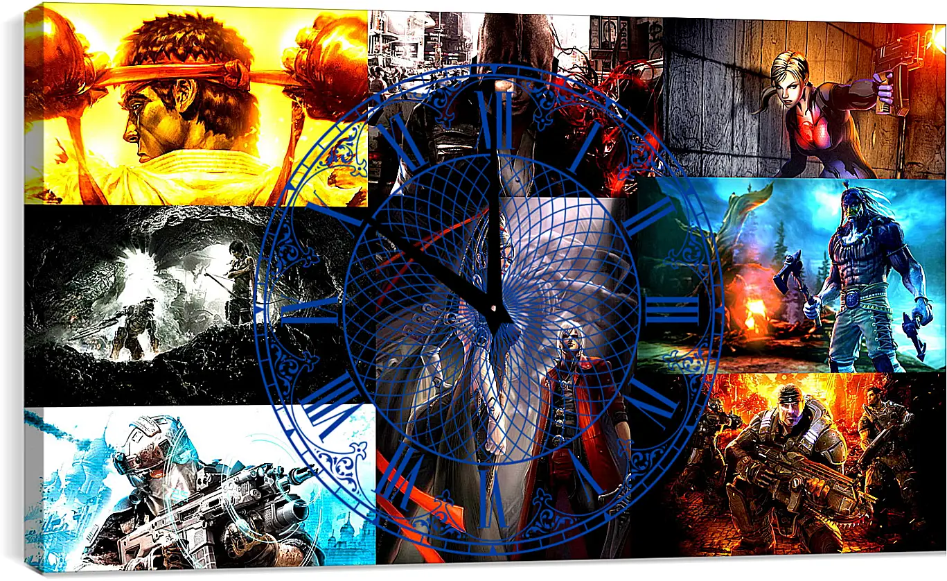 Часы картина - Collage
