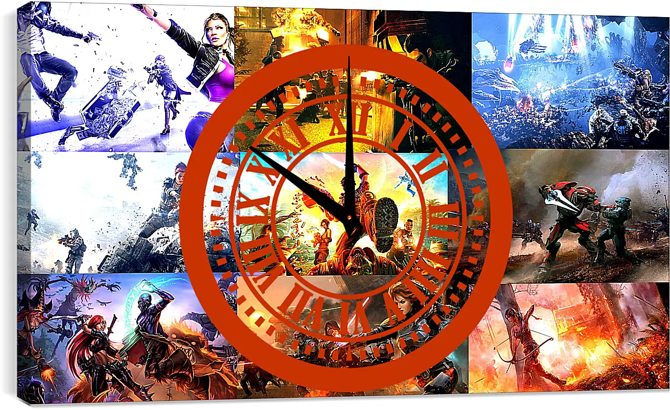 Часы картина - Collage
