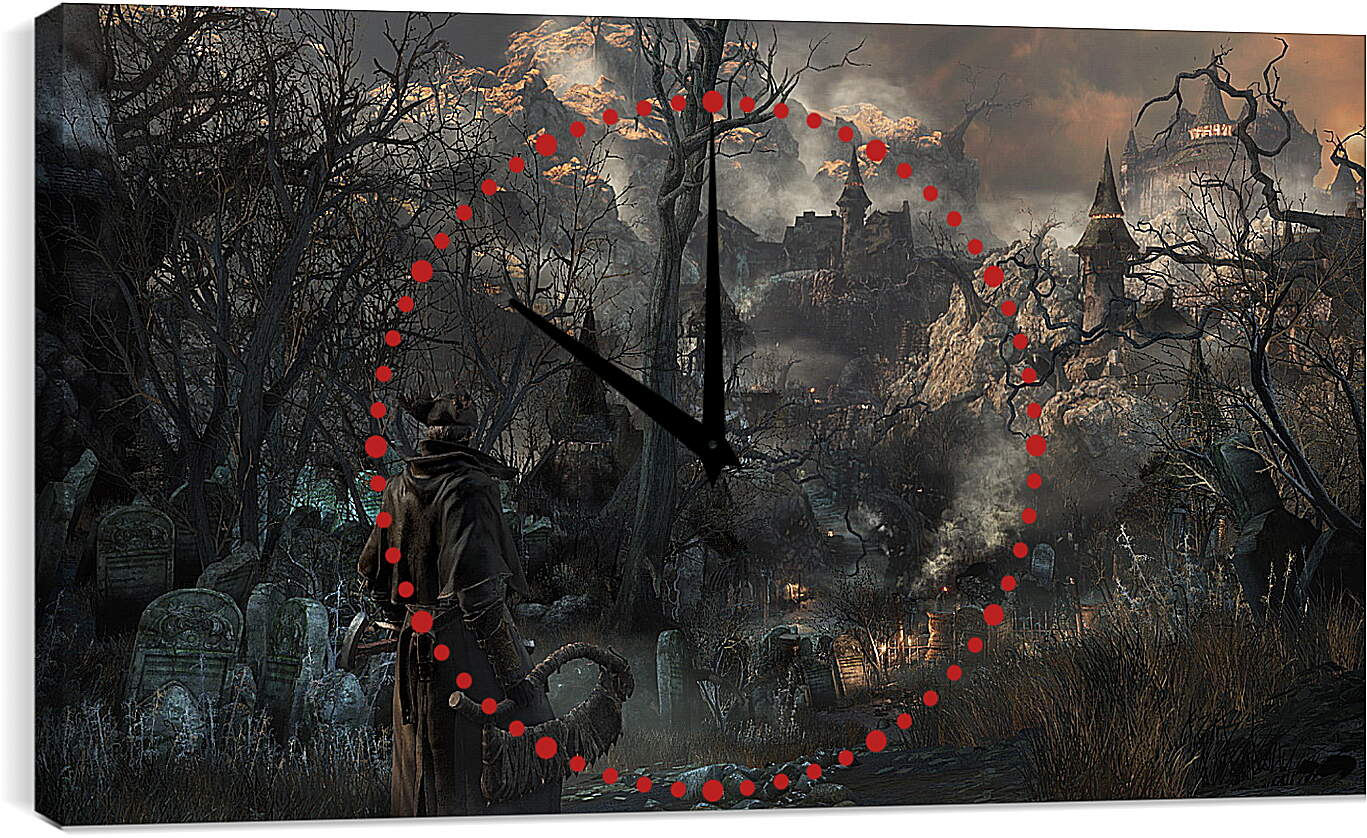 Часы картина - Bloodborne
