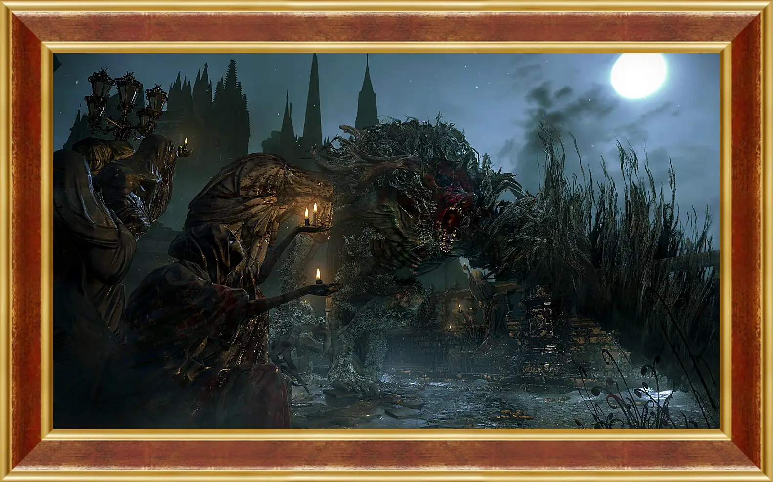 Картина в раме - Bloodborne
