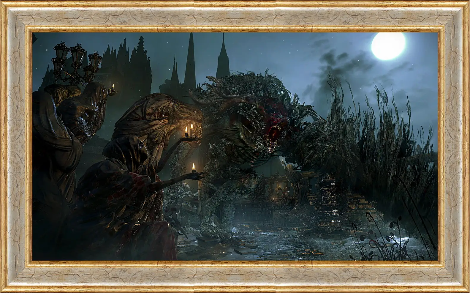 Картина в раме - Bloodborne
