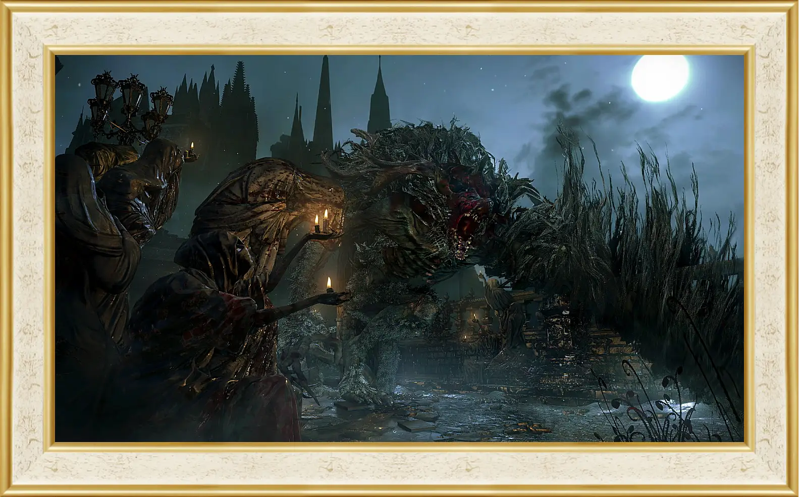 Картина в раме - Bloodborne
