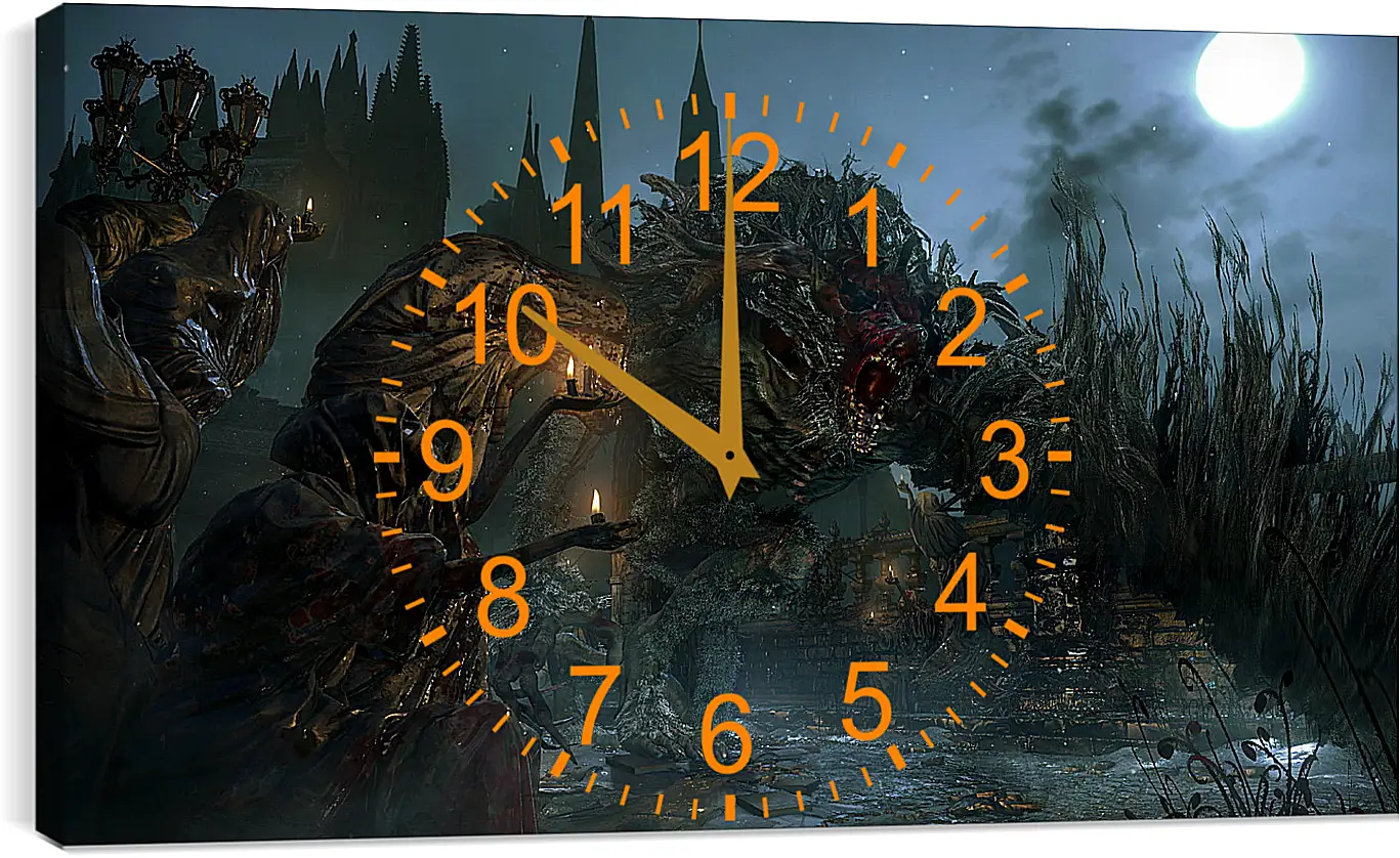 Часы картина - Bloodborne

