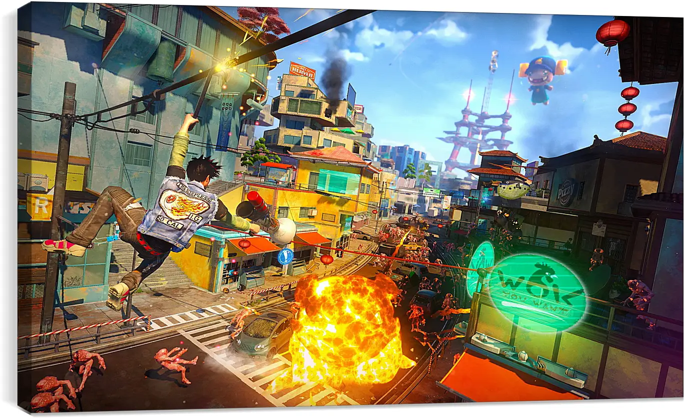 Постер и плакат - Sunset Overdrive
