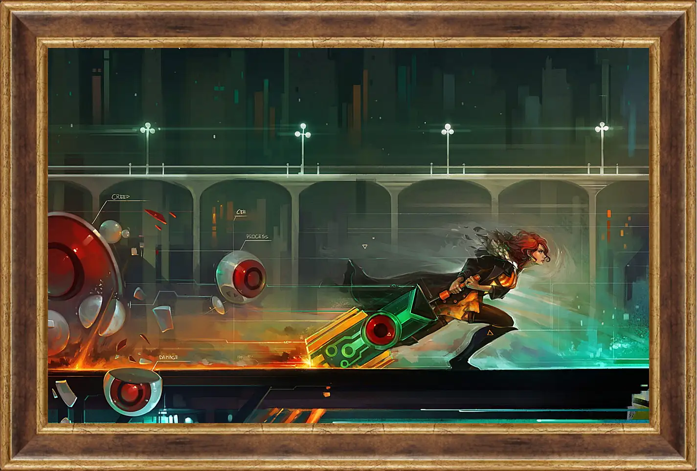 Картина в раме - Transistor
