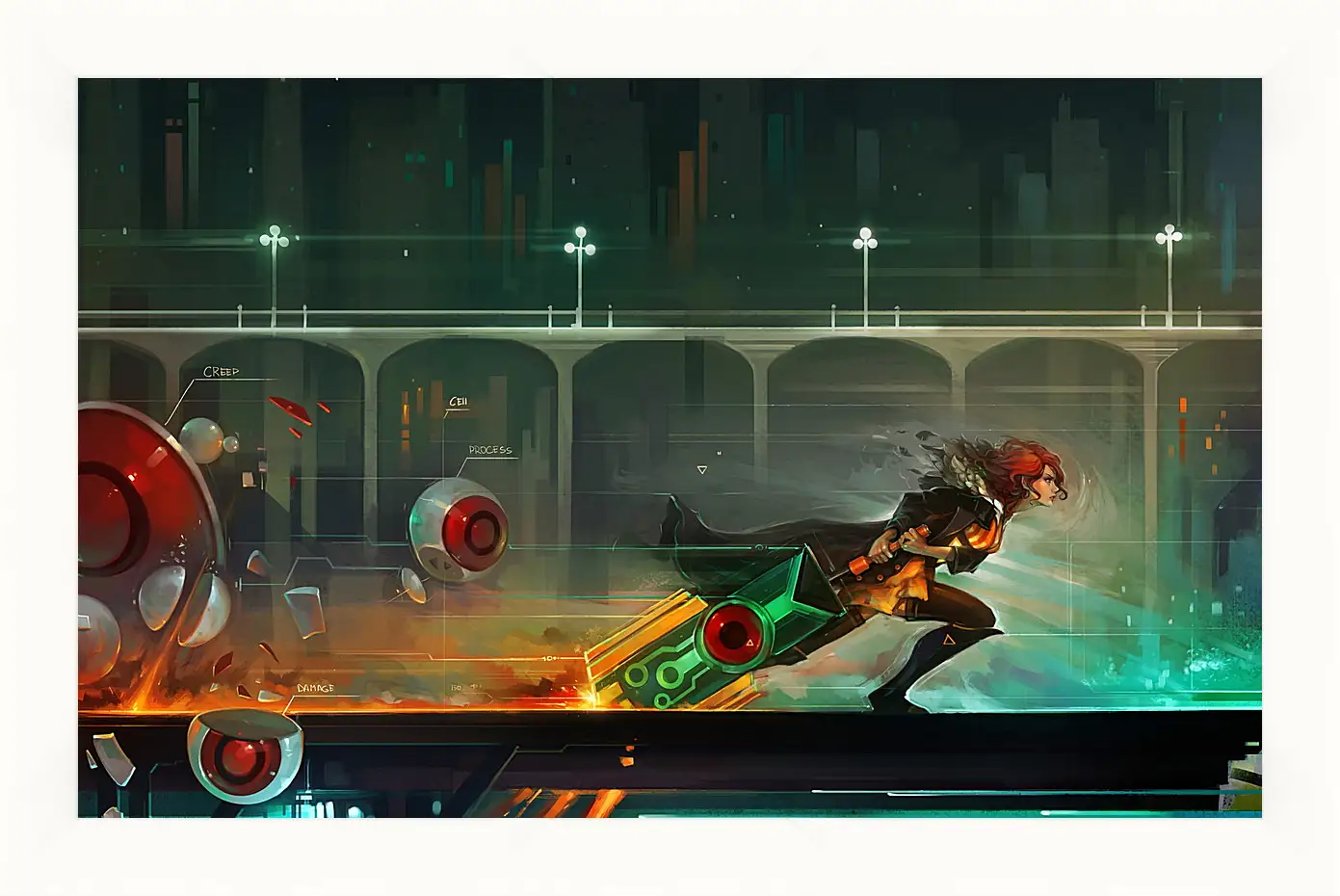 Картина в раме - Transistor
