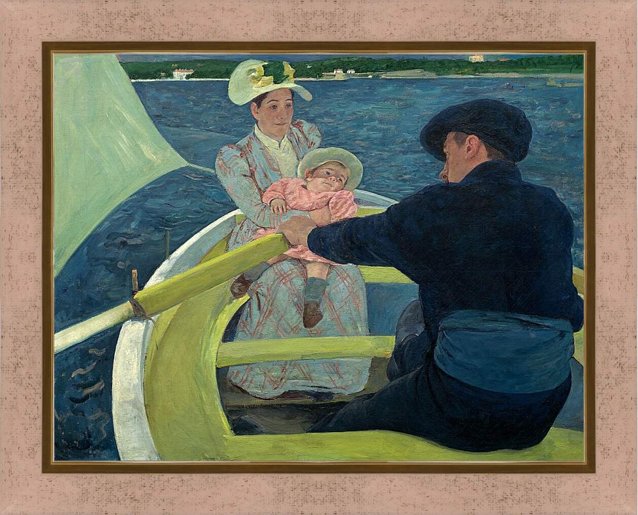 Картина в раме - The Boating Party. Кэссетт (Кассатт) Мэри Стивенсон