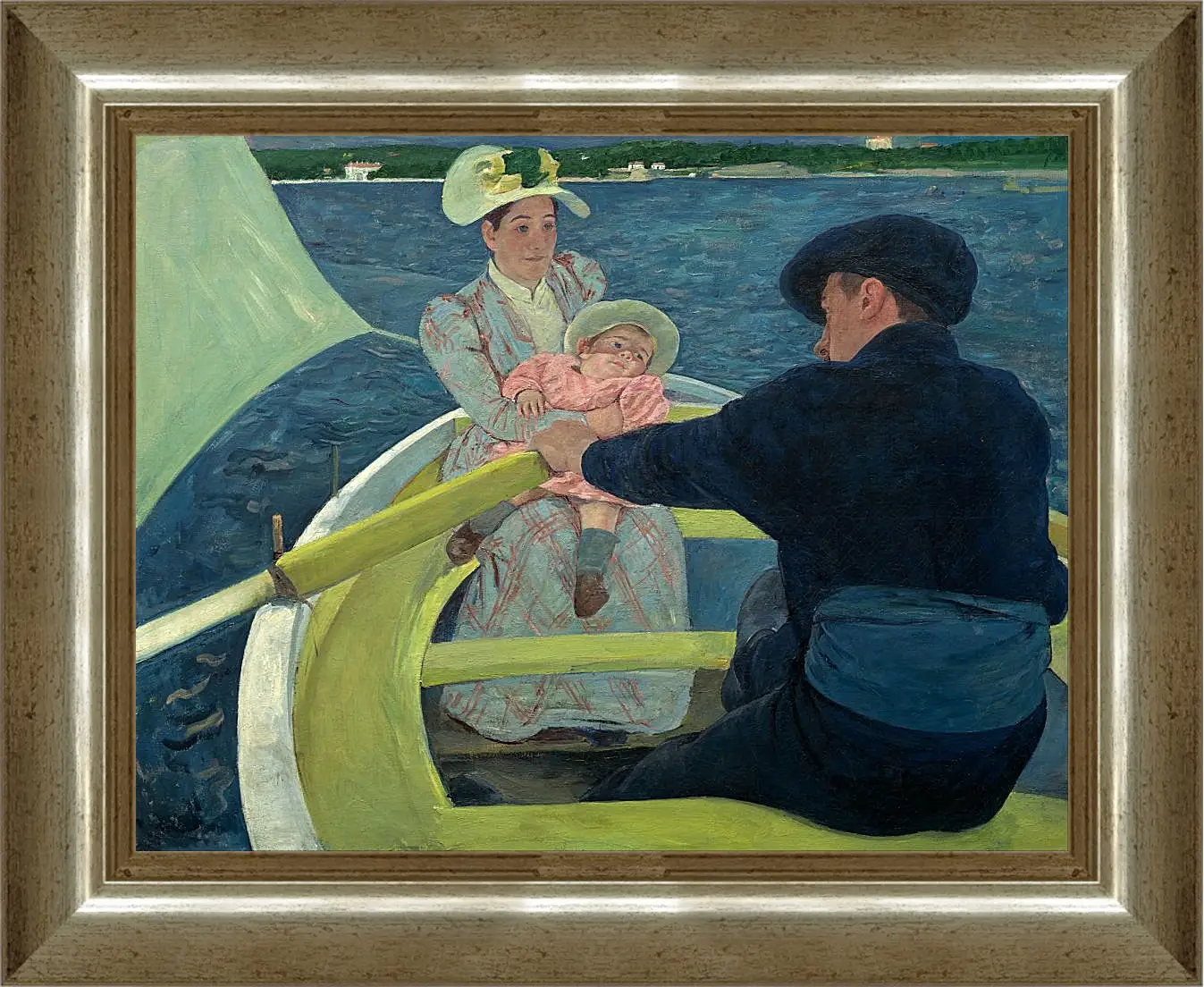 Картина в раме - The Boating Party. Кэссетт (Кассатт) Мэри Стивенсон