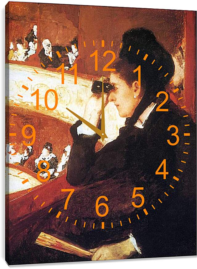 Часы картина - The Opera. Кэссетт (Кассатт) Мэри Стивенсон